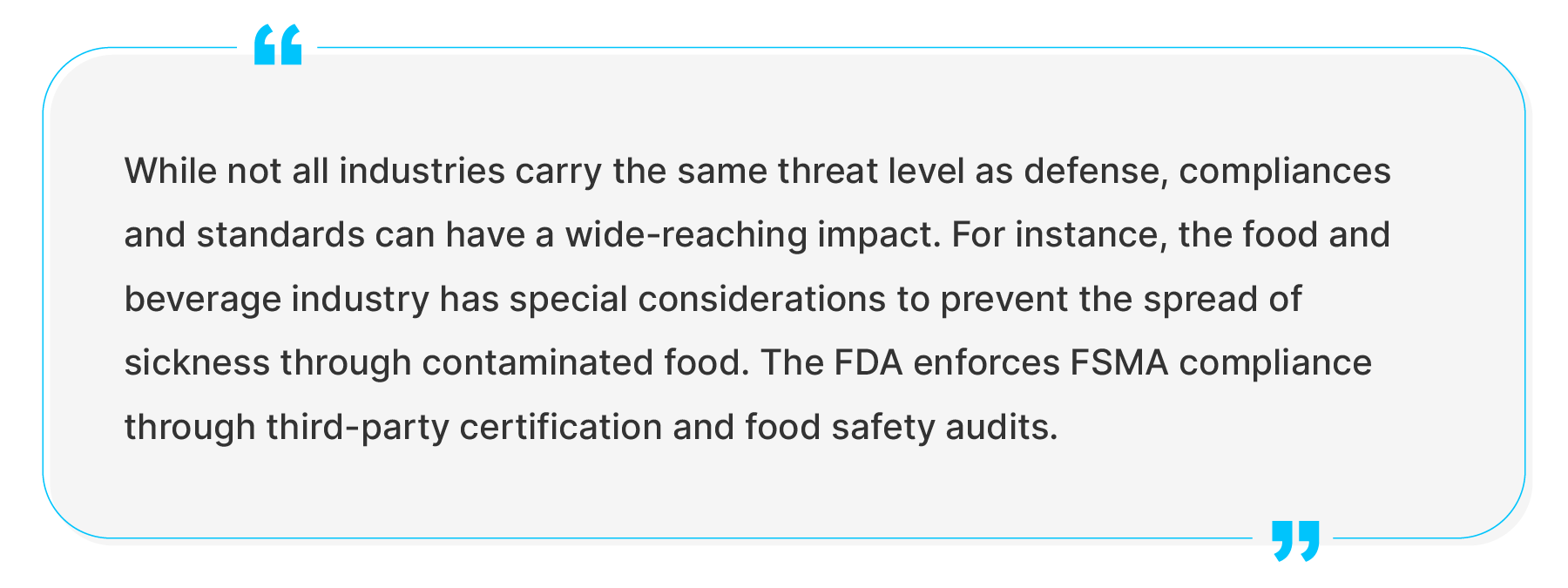 FSMA compliance quote