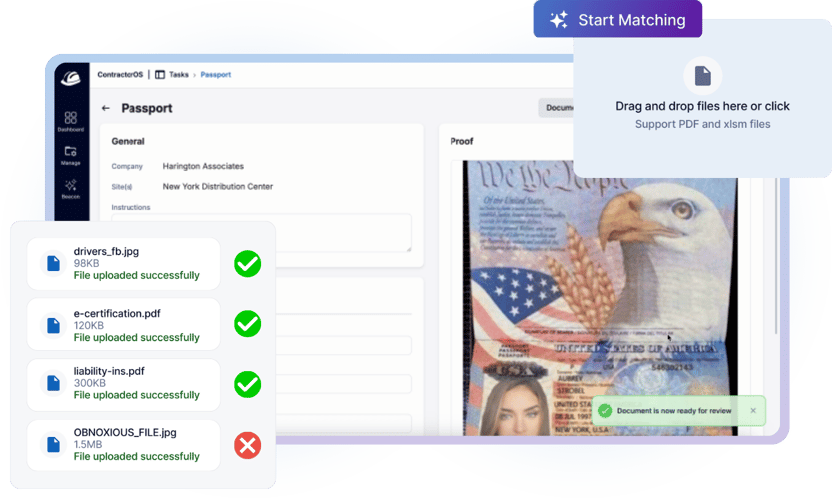 Collect Contractor Documents
