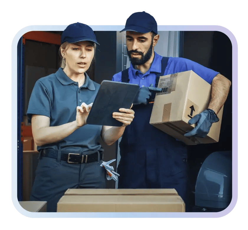 LOS-female-tablet-male-holding-box-1