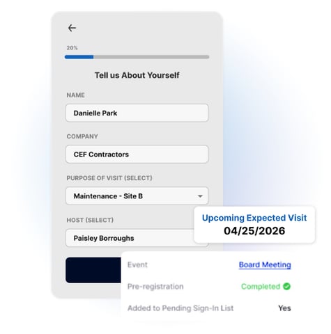 VisitorPre-Reg