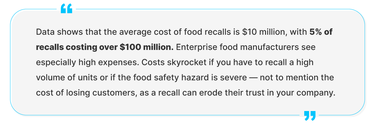 Streamline Food & Beverage Manufacturing Quote