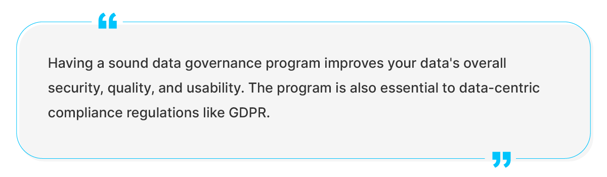 Data Governance Quote
