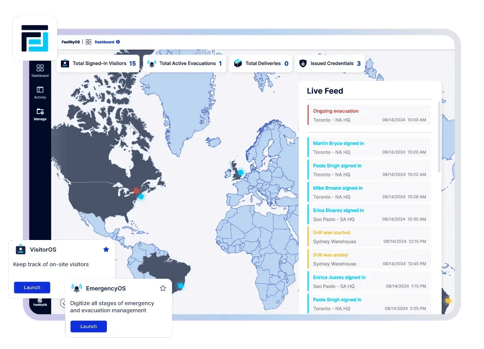 FacilityOS - Modular platform for facility, asset and visitor management