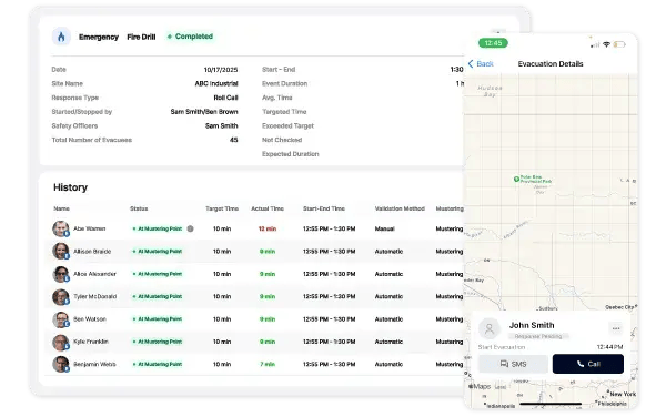 Digitize Evacuation Processes