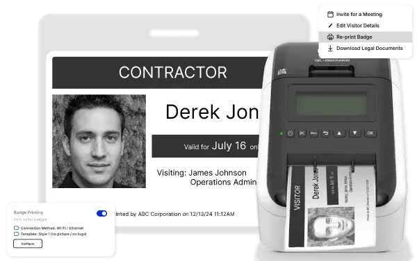 Enhance Security with Badge Printing
