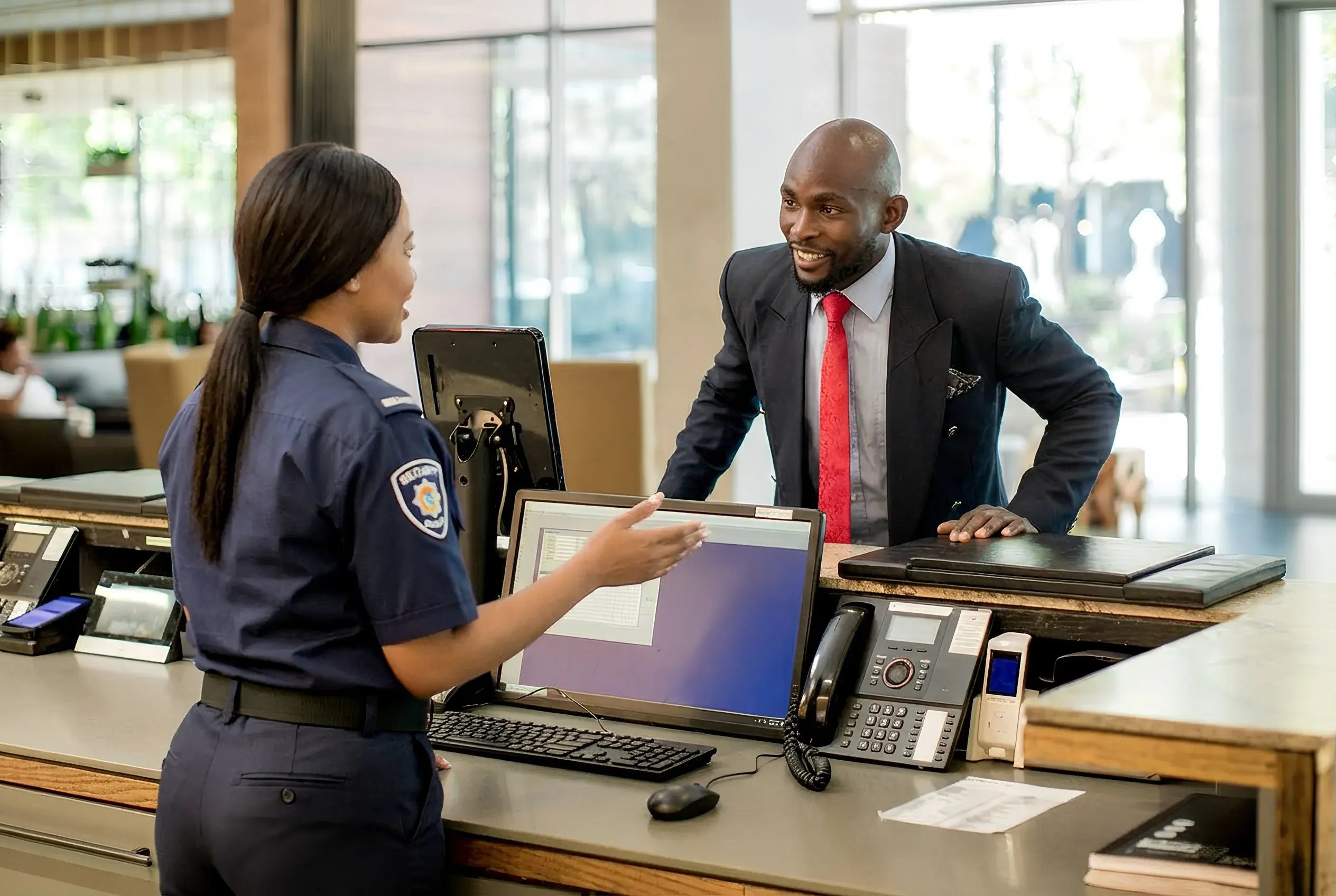 SecurityDeskVisitor