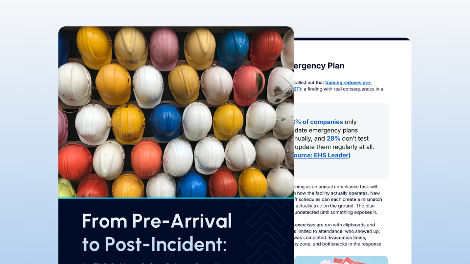 An EHS Guide to Safety Culture, Compliance, & the Infrastructure Behind Both